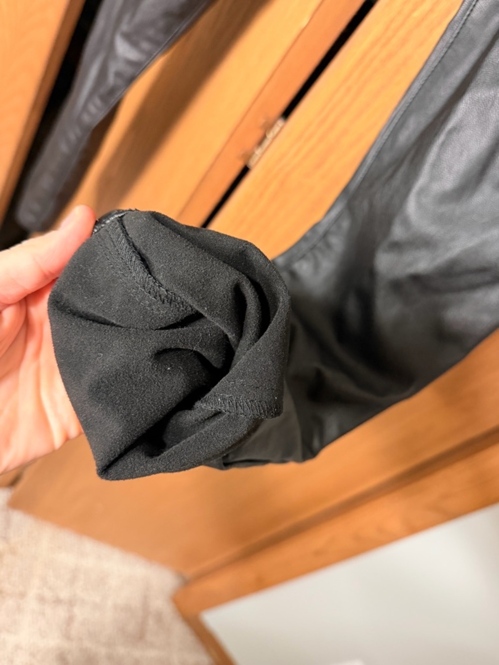 KanCan Black Faux Leather Skinny Pants - Picture 5 of 10